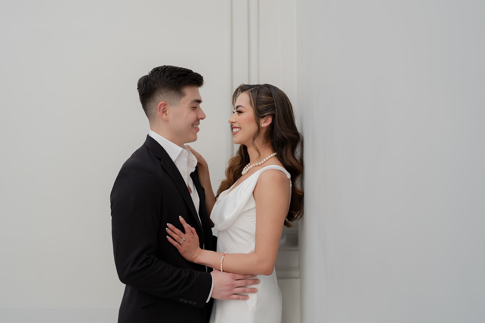 Kelsey Margarita and José Elías engagement portrait