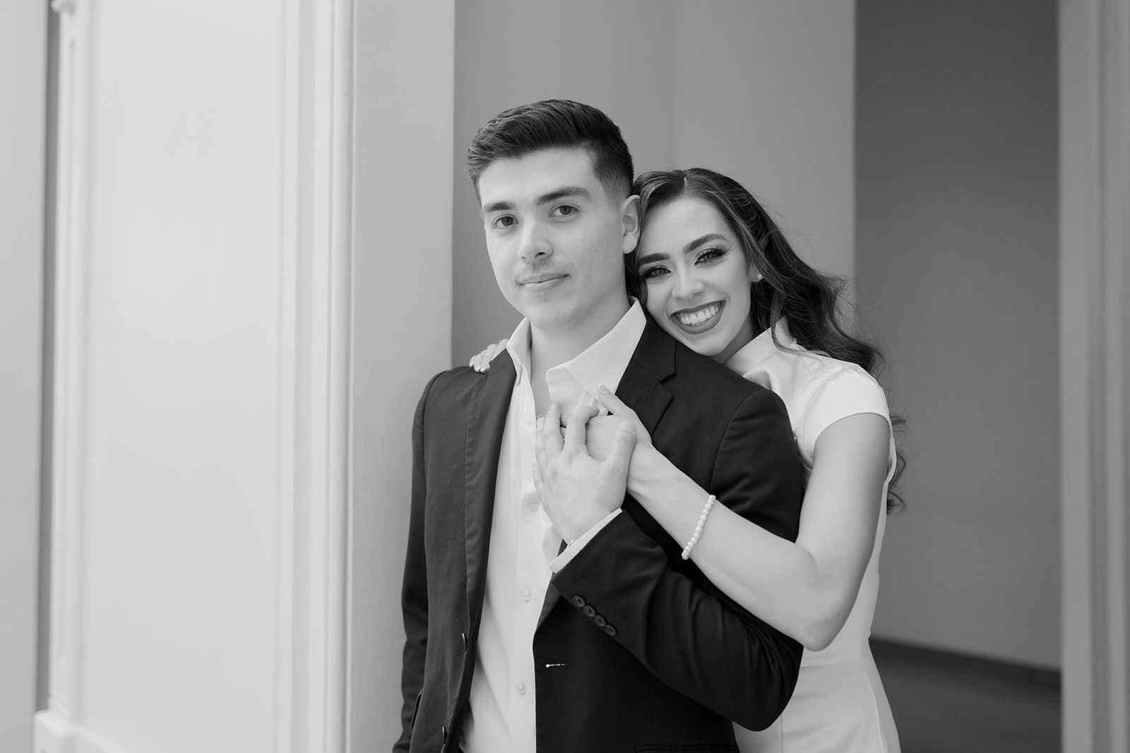 Kelsey Margarita and José Elías engagement portrait