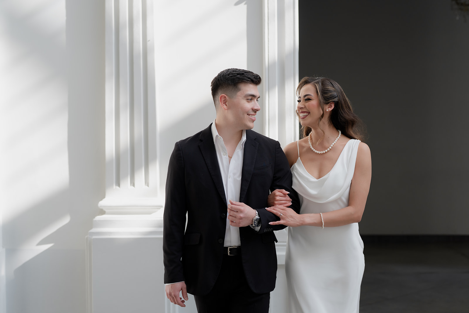 Kelsey Margarita and José Elías engagement portrait