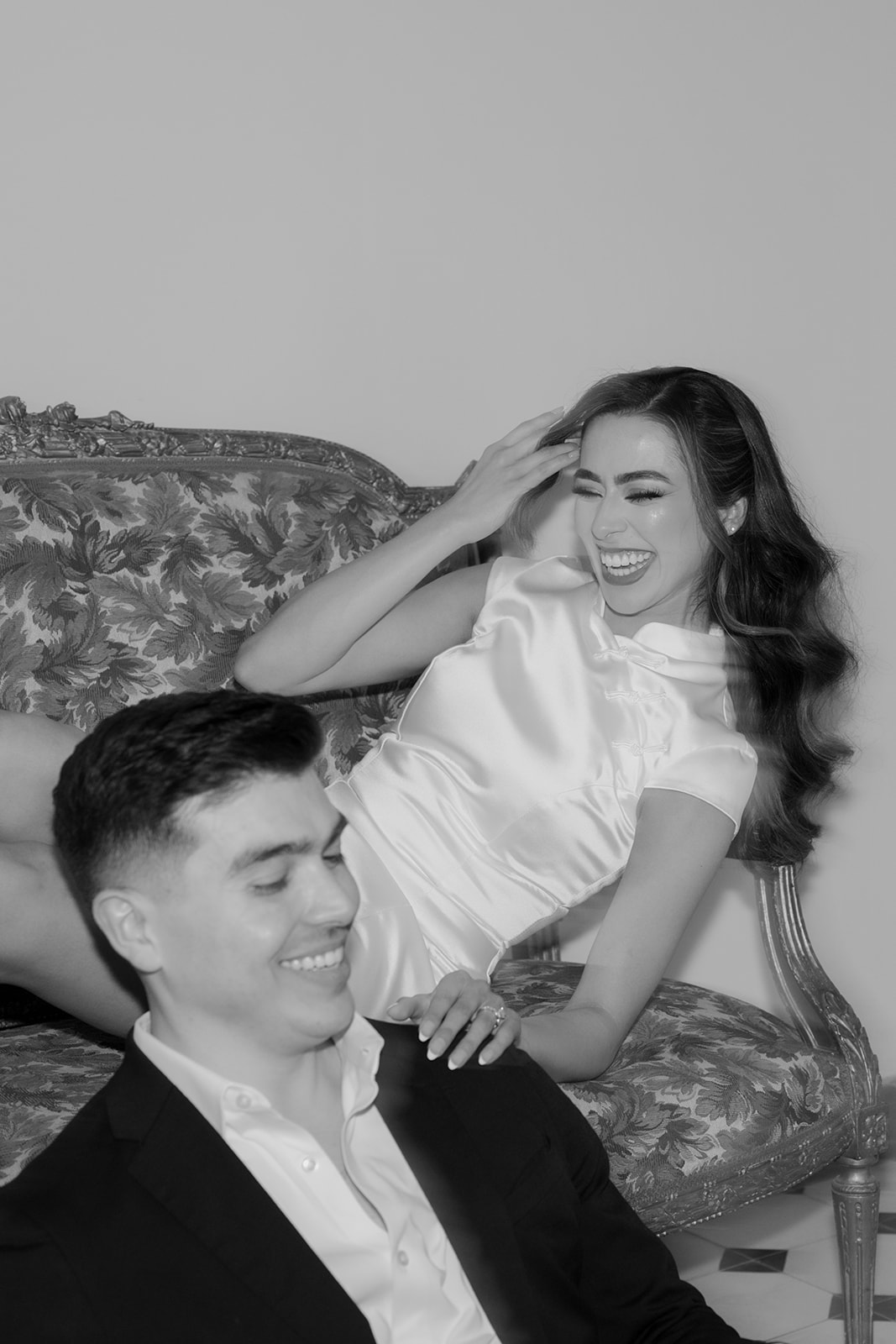 Kelsey Margarita and José Elías engagement portrait